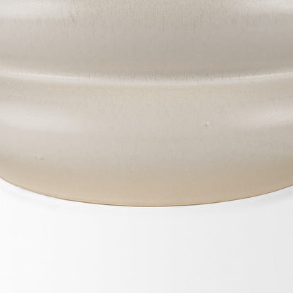 Mercana - Twyla Tall Cream Glazed Floor Ceramic Vase - 70982 view 6