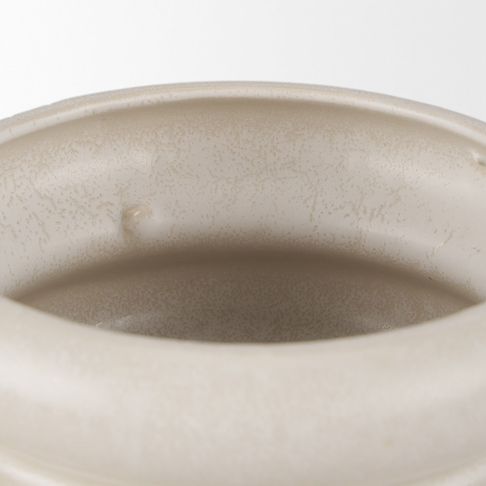 Mercana - Twyla Tall Cream Glazed Ring Pot - 70980 view 3