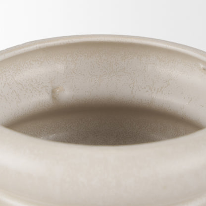 Mercana - Twyla Tall Cream Glazed Ring Pot - 70980 view 3