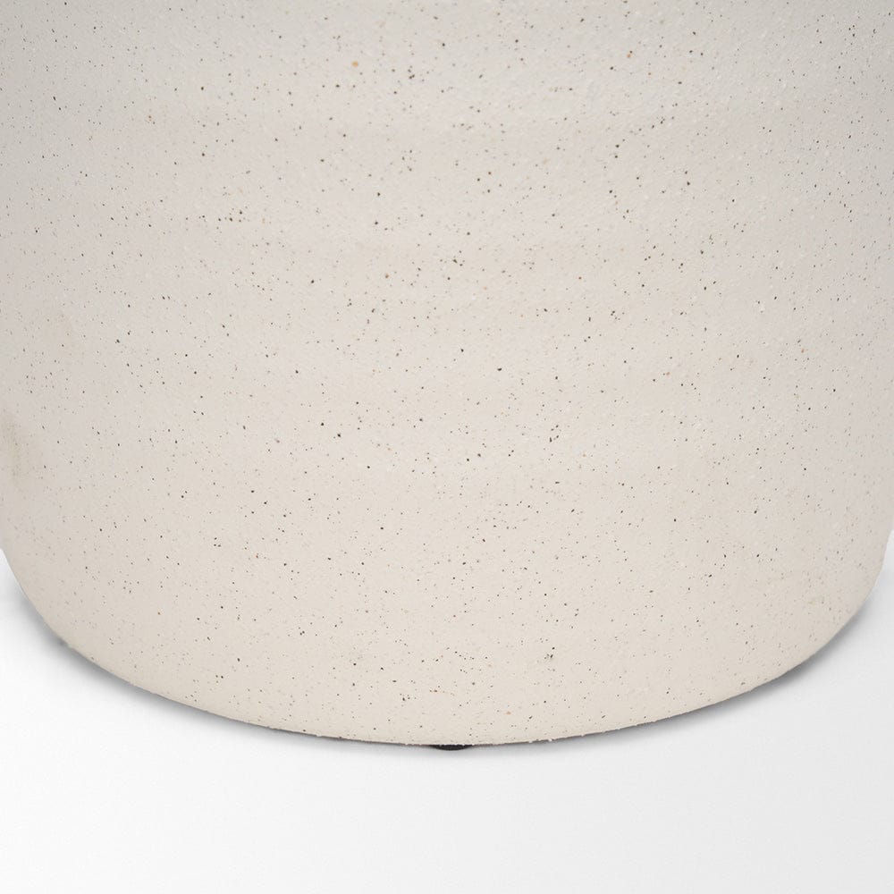 Mercana - Tyrus Large Textured Matte White w/ Speckling Ceramic Vase - 70992 view 8