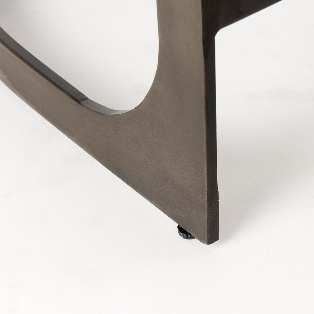 Mercana - Tyson 17L x 18W x 28H Black Leather W/ Metal Frame Counter Stool - 69268 view 10