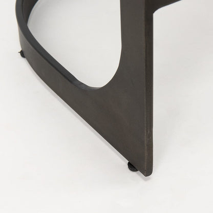 Mercana - Tyson 17L x 18W x 28H Brown/Gray Suede W/ Metal Frame Counter Stool - 69269_CLOSEOUT view 11