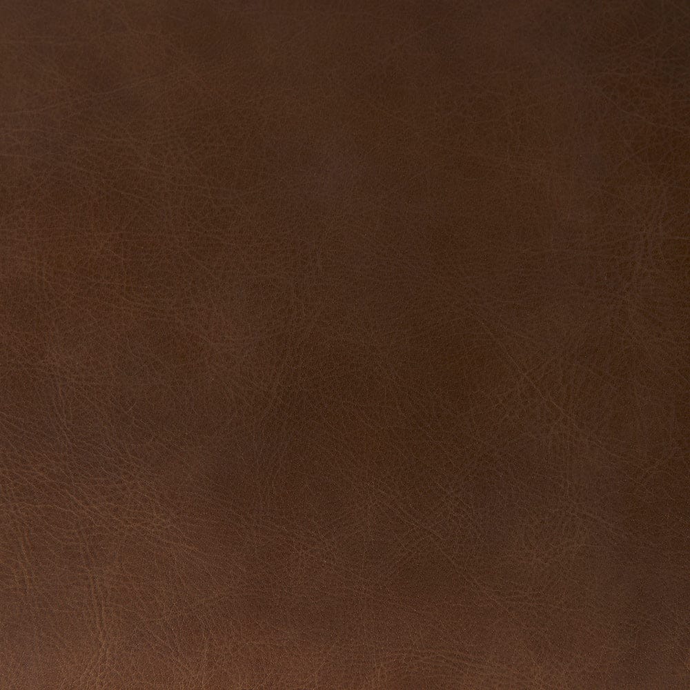 Mercana - Tyson 17L x 18W x 31H Brown Leather W/ Metal Frame Bar Stool - 69270_CLOSEOUT view 2