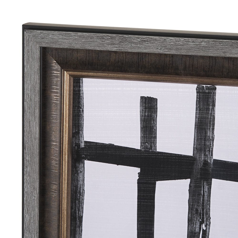 Mercana - U Bein Bridge by Mercana Studio a Hand Embellished Textured Framed Art Print Matted under Glass - 13930 view 5