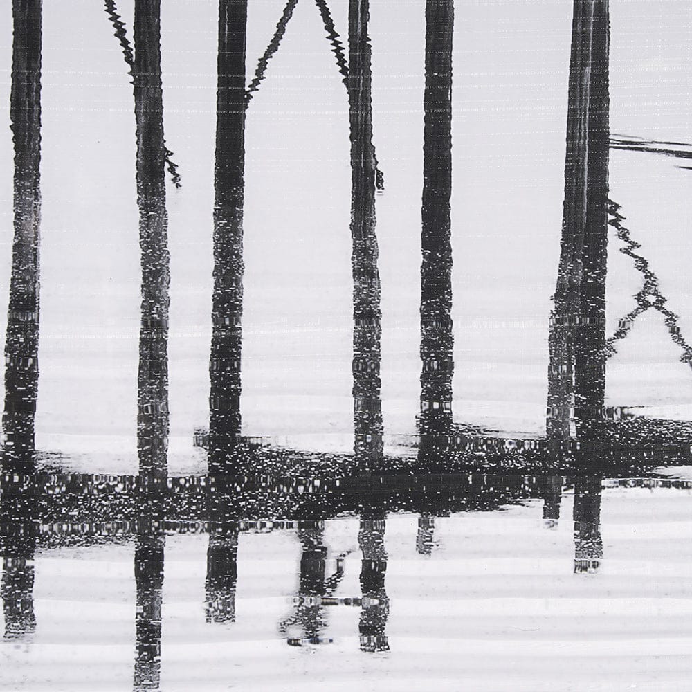 Mercana - U Bein Bridge by Mercana Studio a Hand Embellished Textured Framed Art Print Matted under Glass - 13930 view 7
