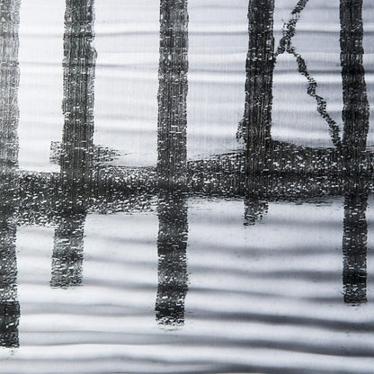 Mercana - U Bein Bridge by Mercana Studio a Hand Embellished Textured Framed Art Print Matted under Glass - 13930 view 9