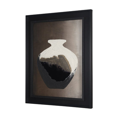 Mercana - Unearthed Vessel I by Studio M a handmade Original Framed Artwork under Glass - 15254 view 2