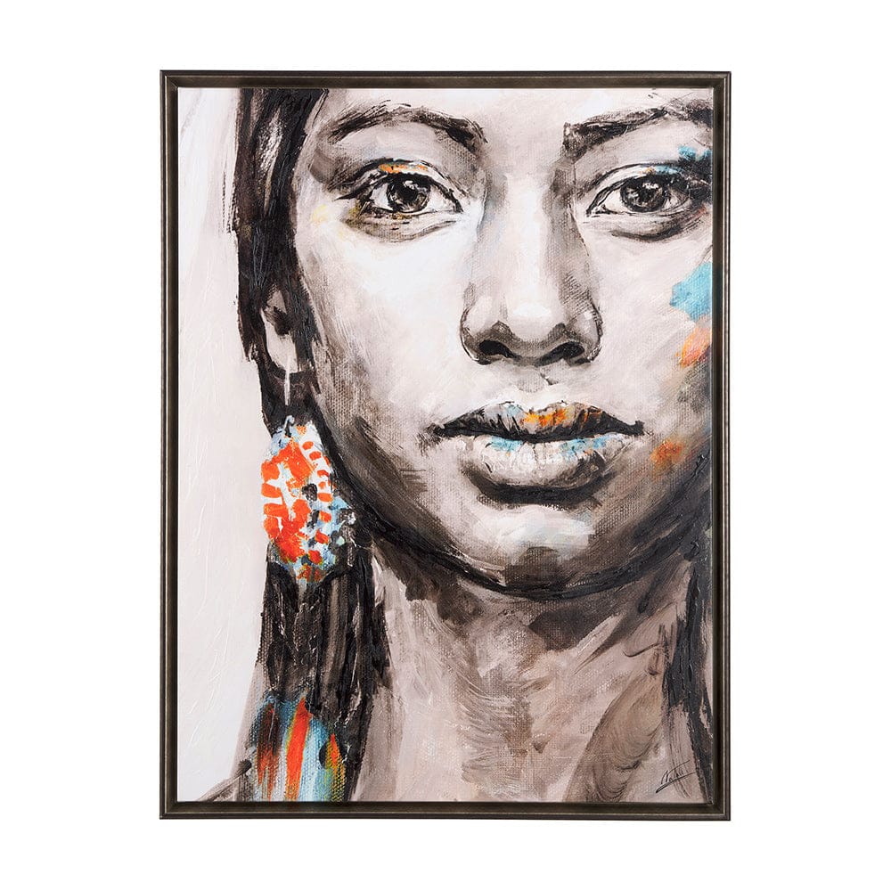 Mercana - Unity I Woman FL by Mercana Studio a Hand Embellished Textured Framed Canvas - 102100-FL view 1