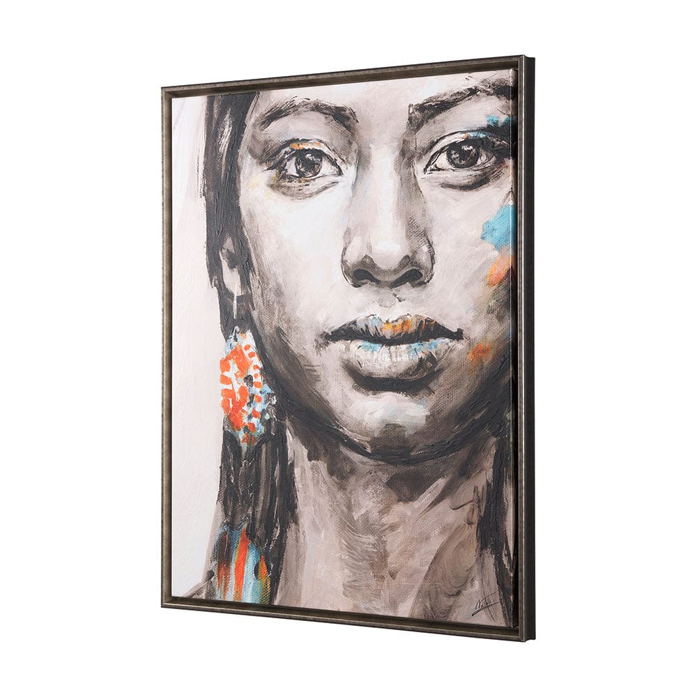 Mercana - Unity I Woman FL by Mercana Studio a Hand Embellished Textured Framed Canvas - 102100-FL view 2