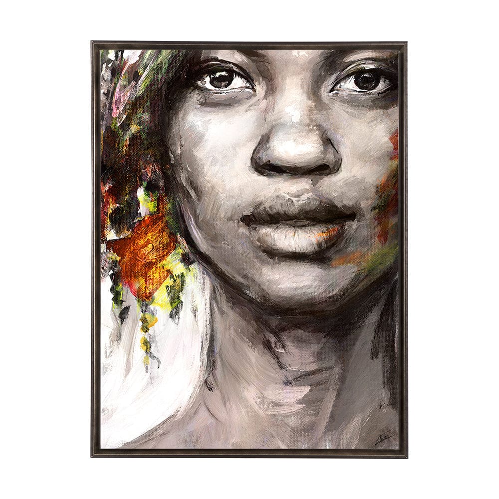 Mercana - Unity VII Woman FL by Mercana Studio a Hand Embellished Textured Framed Canvas - 102106-FL view 1