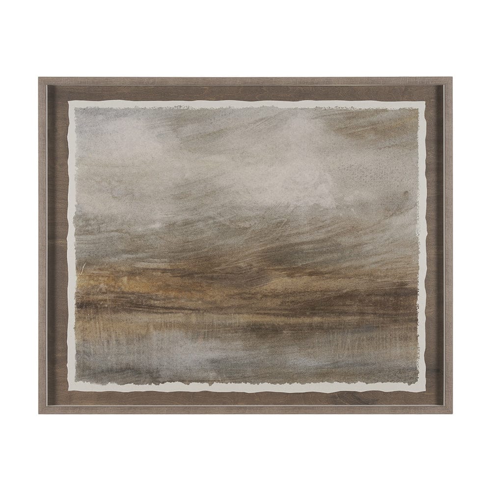 Mercana - Unsettled Sky by Mercana Studio a Hand Embellished Framed Art Print Matted under Glass - 15514 view 1
