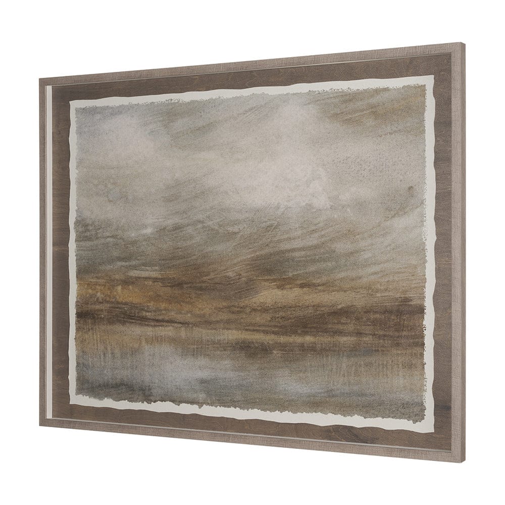 Mercana - Unsettled Sky by Mercana Studio a Hand Embellished Framed Art Print Matted under Glass - 15514 view 2
