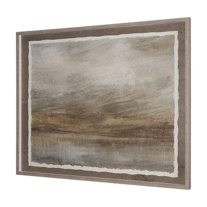 Mercana - Unsettled Sky by Mercana Studio a Hand Embellished Framed Art Print Matted under Glass - 15514 view 2
