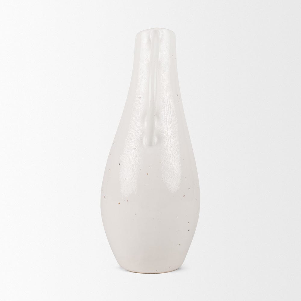 Mercana Urvi Speckled Asymmetrical Ceramic Vase - Thumbnail 5