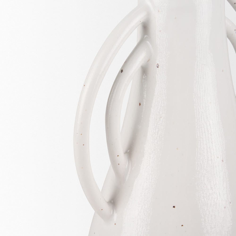 Mercana Urvi Speckled Asymmetrical Ceramic Vase - Thumbnail 4