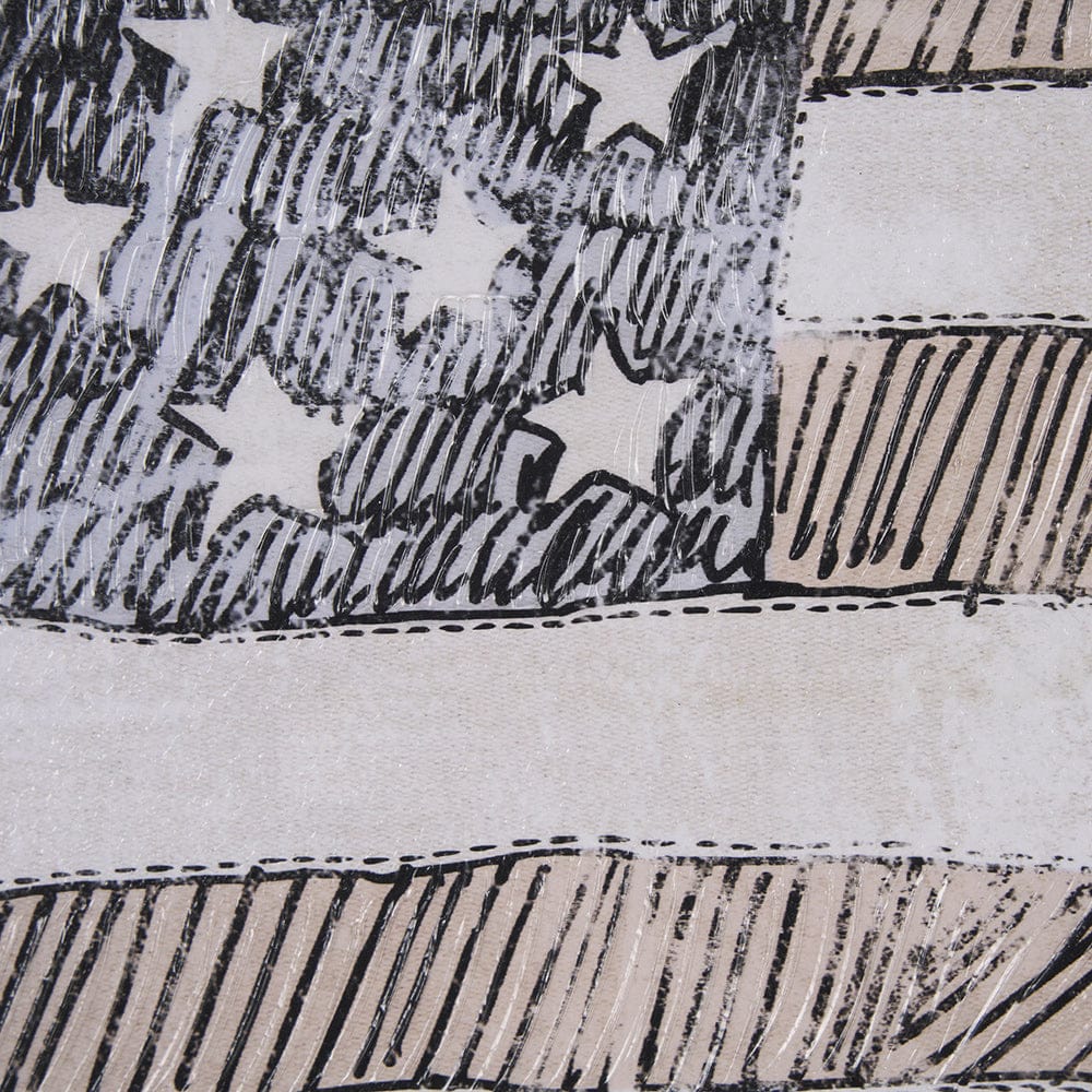 Mercana - USA Flag by Mercana Studio a Hand Embellished Framed Art Print - 15688 view 6