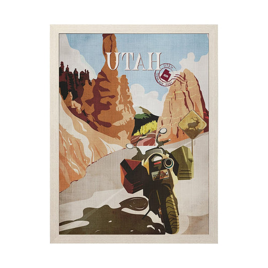 Mercana - Utah Go USA L by Mercana Studio a Hand Embellished Decograph Framed Art Print - 14331 view 1