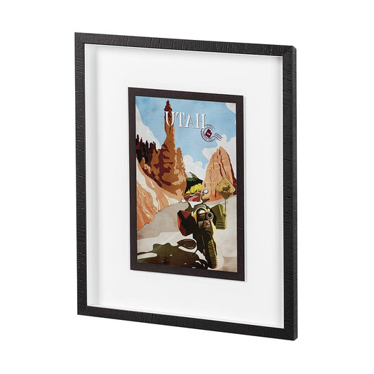 Mercana - Utah Go USA M by Mercana Studio a Framed Art Print Matted under Glass - 14329 view 2