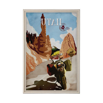 Mercana - Utah Go USA XL by Mercana Studio a Hand Embellished Decograph Framed Art Print under Glass - 14332 view 1