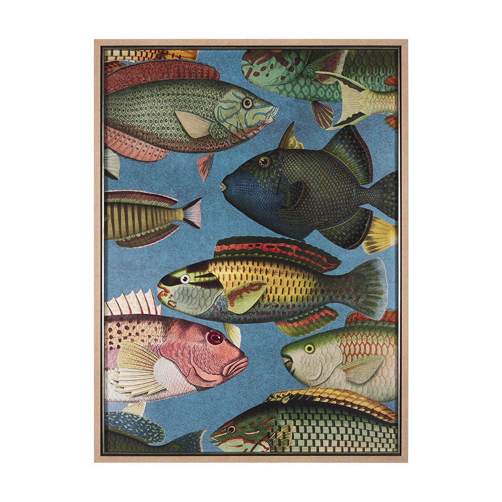 Mercana - Vadum Piscis by Mercana Studio a Hand Embelished Textured Framed Art Print - 15158 view 1