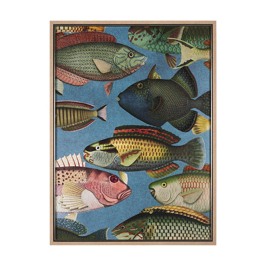 Mercana - Vadum Piscis by Mercana Studio a Hand Embelished Textured Framed Art Print - 15158 view 1