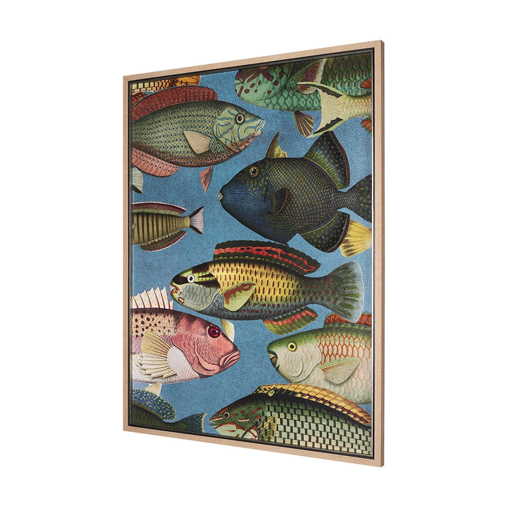 Mercana - Vadum Piscis by Mercana Studio a Hand Embelished Textured Framed Art Print - 15158 view 2