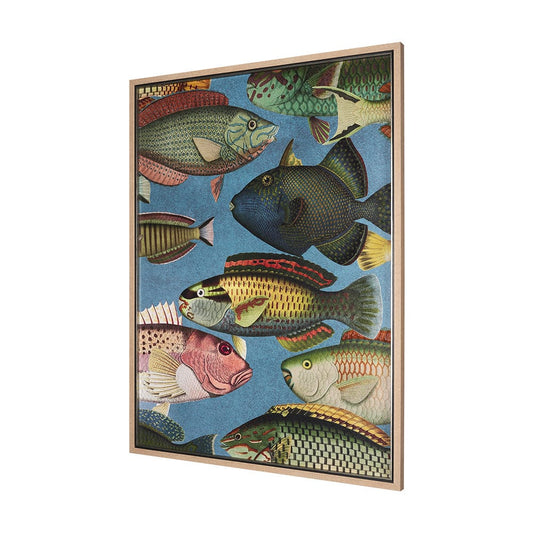 Mercana - Vadum Piscis by Mercana Studio a Hand Embelished Textured Framed Art Print - 15158 view 2