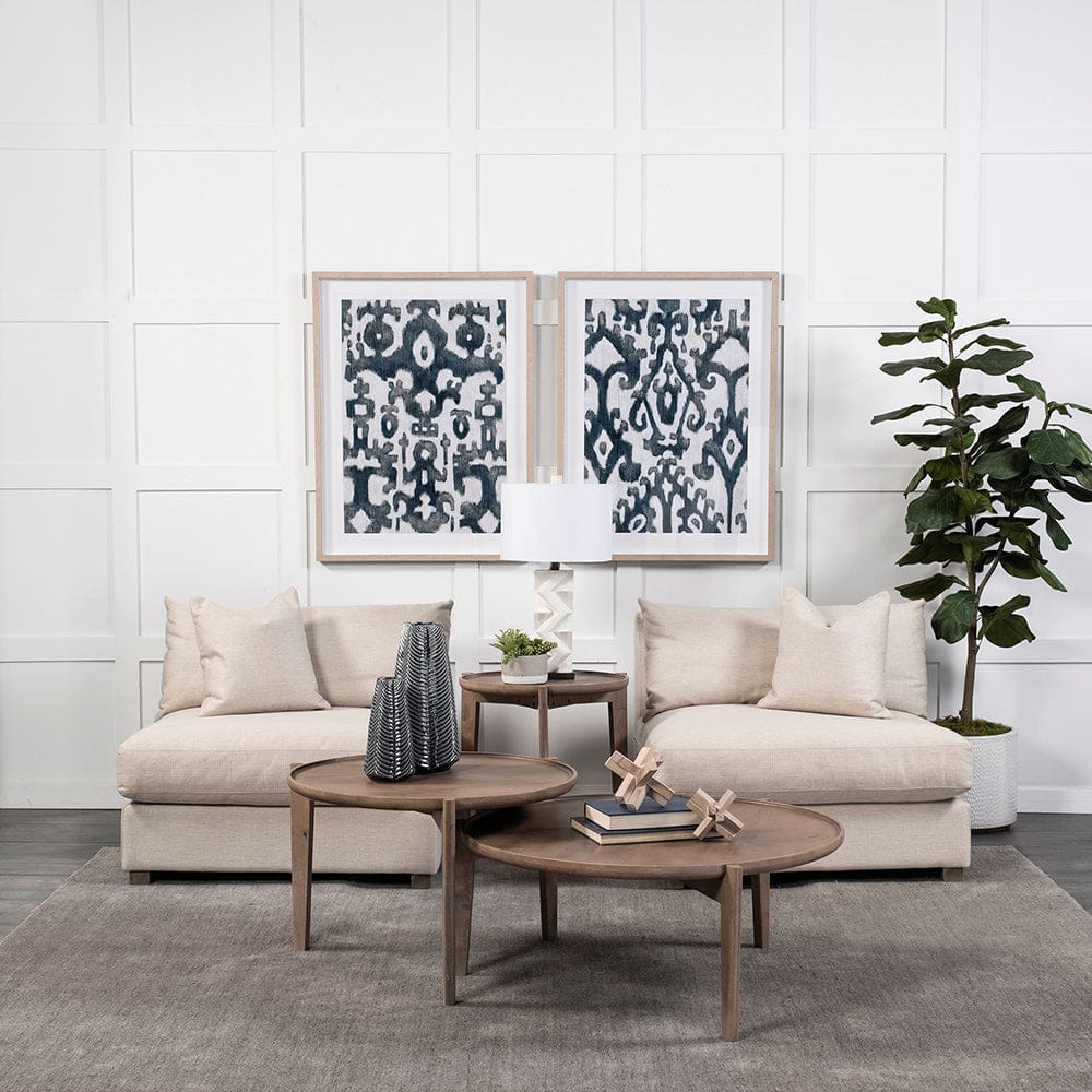 Mercana - Valence 38.2L x 38.6W x 28.3H Beige Armless Sectional Piece - 69111 view 4