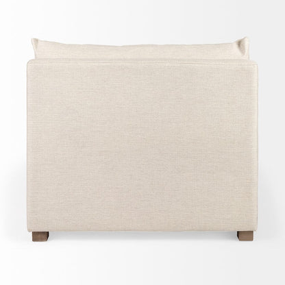 Mercana - Valence 38.2L x 38.6W x 28.3H Beige Armless Sectional Piece - 69111 view 7