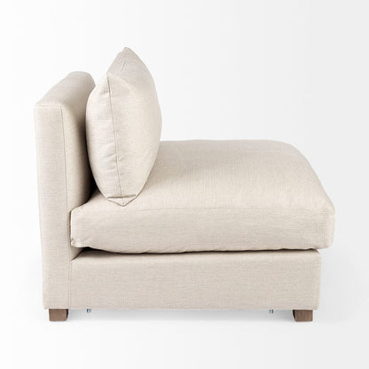 Mercana - Valence 38.2L x 38.6W x 28.3H Beige Armless Sectional Piece - 69111 view 8