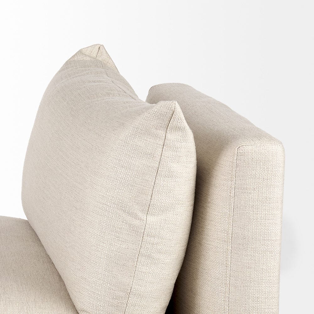 Mercana - Valence 38.2L x 38.6W x 28.3H Beige Armless Sectional Piece - 69111 view 9