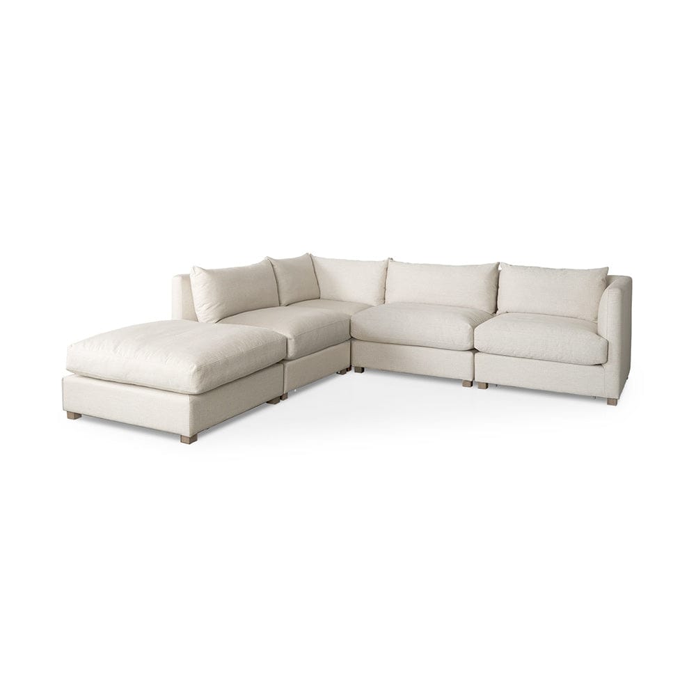 Mercana - Valence 38.2L x 38.6W x 28.3H Beige Armless Sectional Piece - 69111 view 14