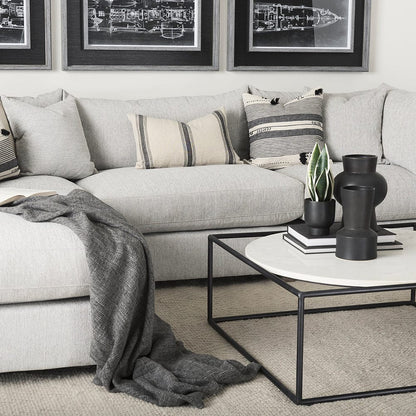 Mercana - Valence 38.2L x 38.6W x 28.3H Light Gray Armless Sectional Piece - 69117 view 14
