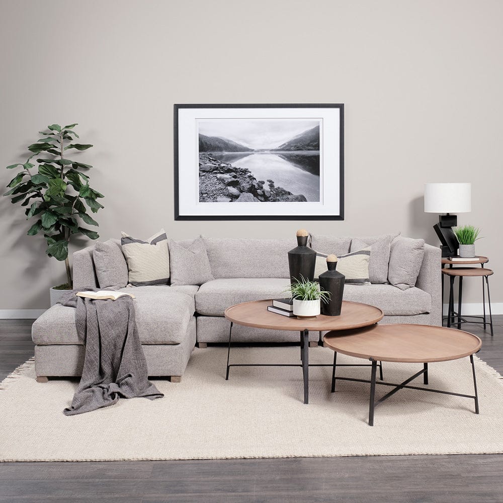 Mercana - Valence 38.2L x 38.6W x 28.3H Medium Gray Armless Sectional Piece - 69123 view 2