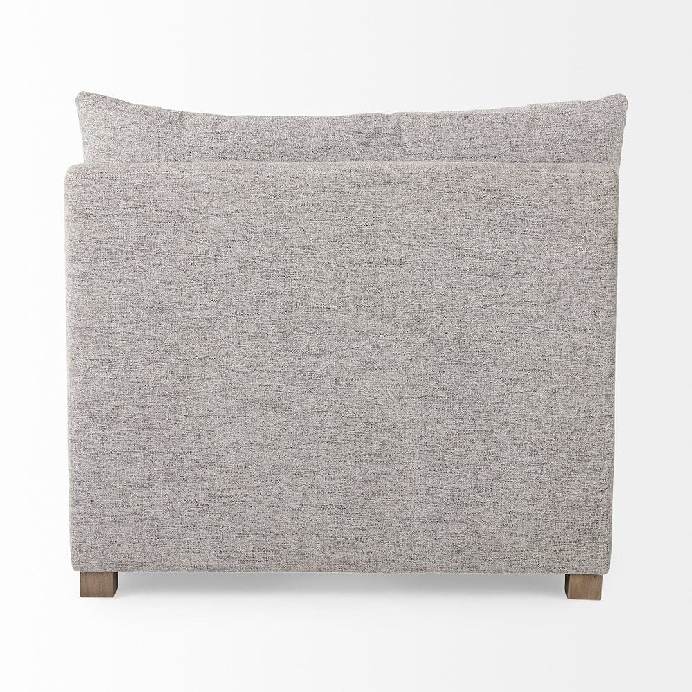 Mercana - Valence 38.2L x 38.6W x 28.3H Medium Gray Armless Sectional Piece - 69123 view 7