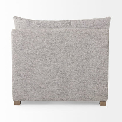 Mercana - Valence 38.2L x 38.6W x 28.3H Medium Gray Armless Sectional Piece - 69123 view 7