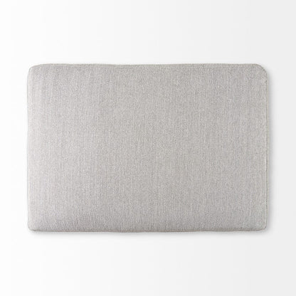 Mercana - Valence 38.6L x 26.0W x 17.7H Light Gray 2/3 Ottoman Sectional Piece - 69118 view 5
