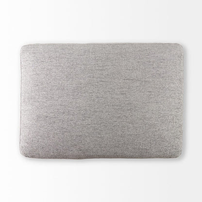 Mercana - Valence 38.6L x 26.0W x 17.7H Medium Gray 2/3 Ottoman Sectional Piece - 69124 view 5