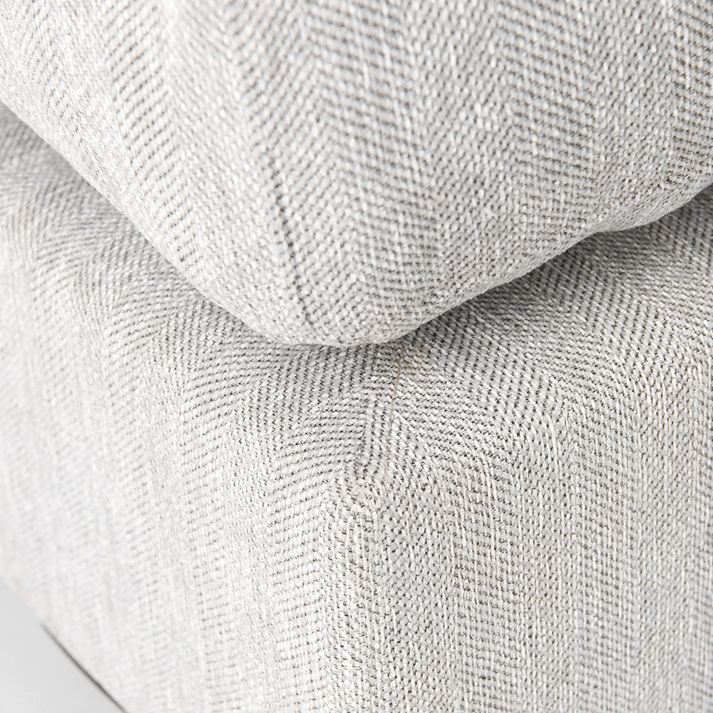 Mercana - Valence 38.6L x 38.6W x 17.7H Light Gray Full Size Ottoman Sectional Piece - 69119 view 7