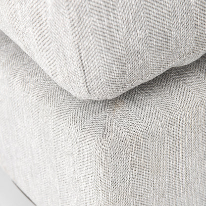 Mercana - Valence 38.6L x 38.6W x 17.7H Light Gray Full Size Ottoman Sectional Piece - 69119 view 7