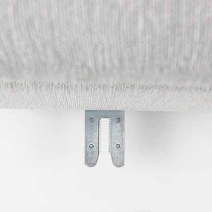 Mercana - Valence 38.6L x 38.6W x 17.7H Light Gray Full Size Ottoman Sectional Piece - 69119 view 9