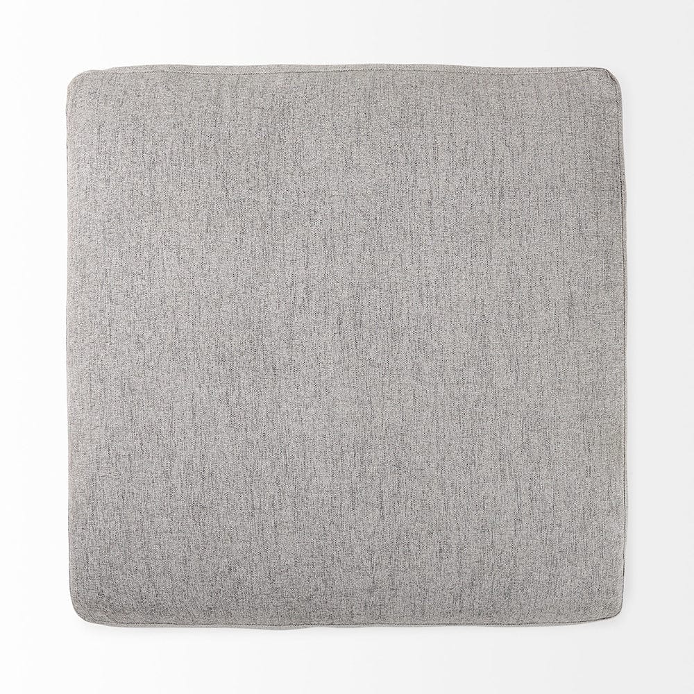 Mercana - Valence 38.6L x 38.6W x 17.7H Medium Gray Full Size Ottoman Sectional Piece - 69125 view 13