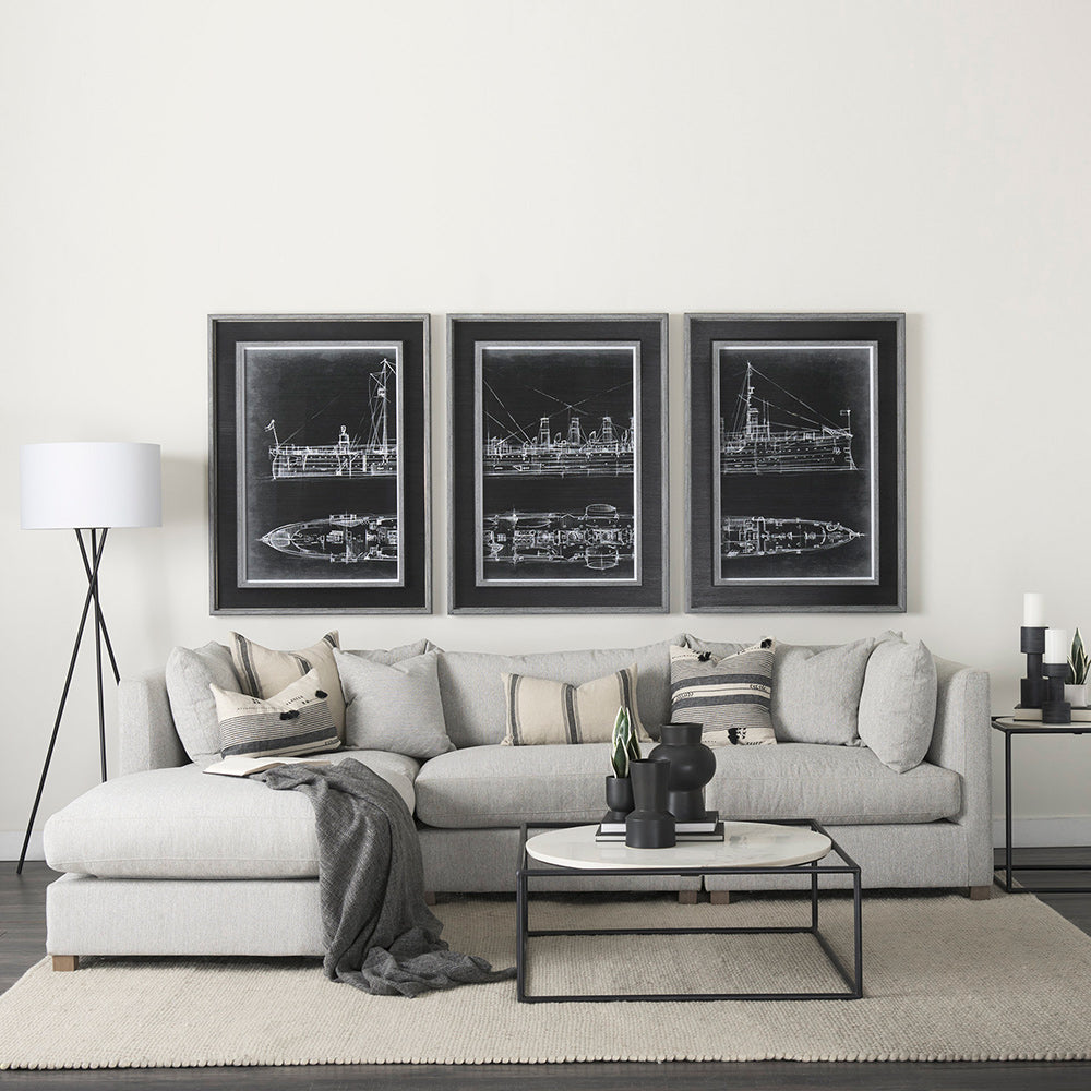 Mercana - Valence Light Gray Arm Pillow Sectional Piece - 69120 view 9