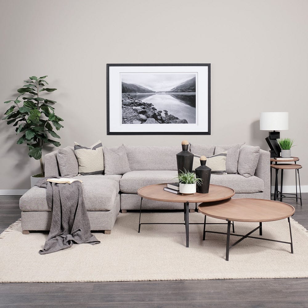 Mercana - Valence Medium Gray Arm Pillow Sectional Piece - 69126 view 9