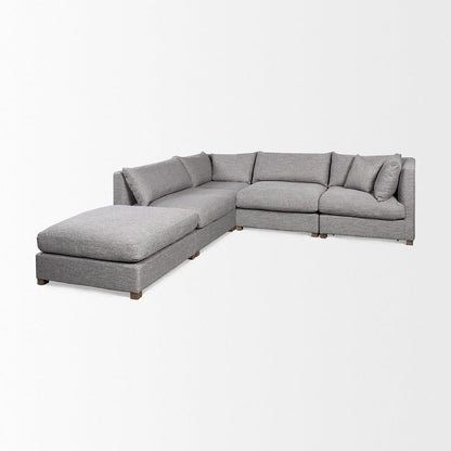 Mercana - Valence New Gray Arm Pillow Sectional Piece - 69777 view 8