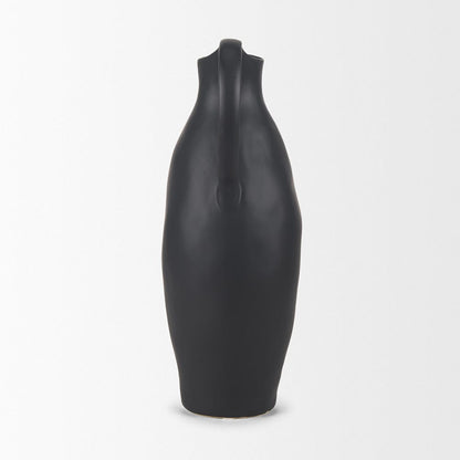 Mercana - Valora Matte Black Ceramic Jug - 70989 view 3