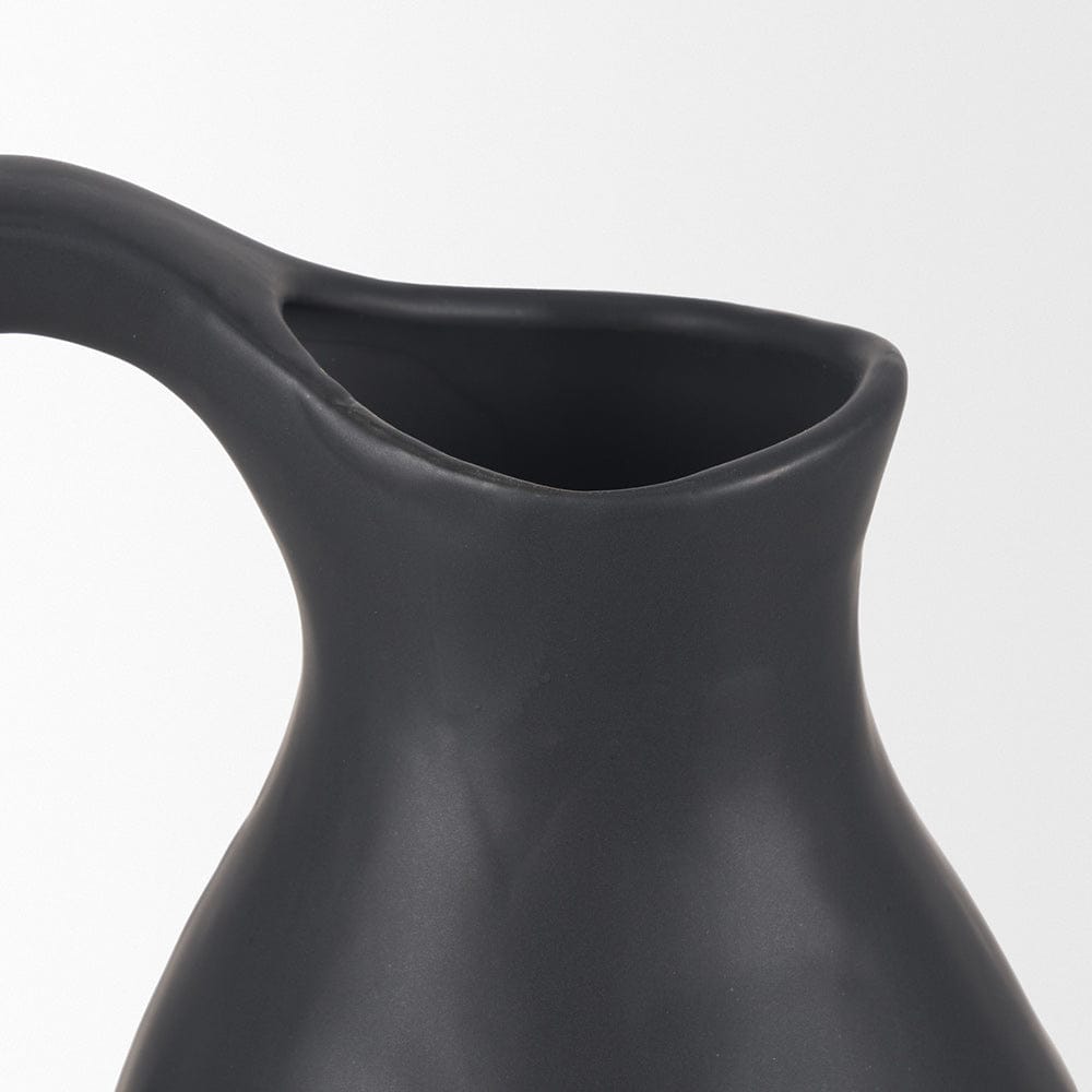 Mercana - Valora Matte Black Ceramic Jug - 70989 view 5