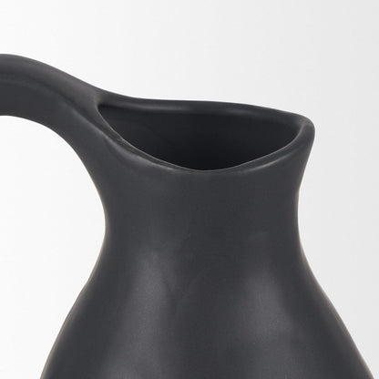 Mercana - Valora Matte Black Ceramic Jug - 70989 view 5