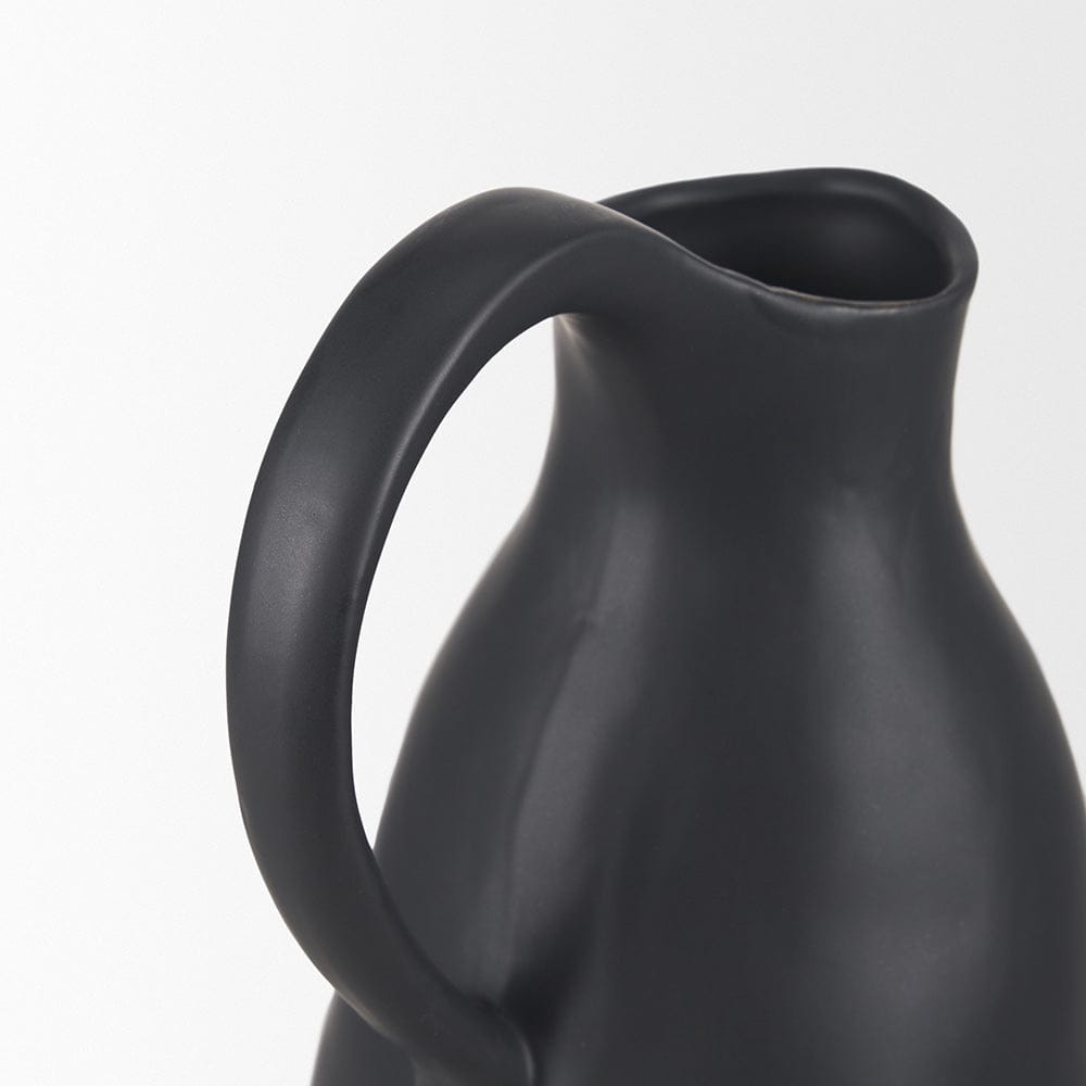 Mercana - Valora Matte Black Ceramic Jug - 70989 view 6