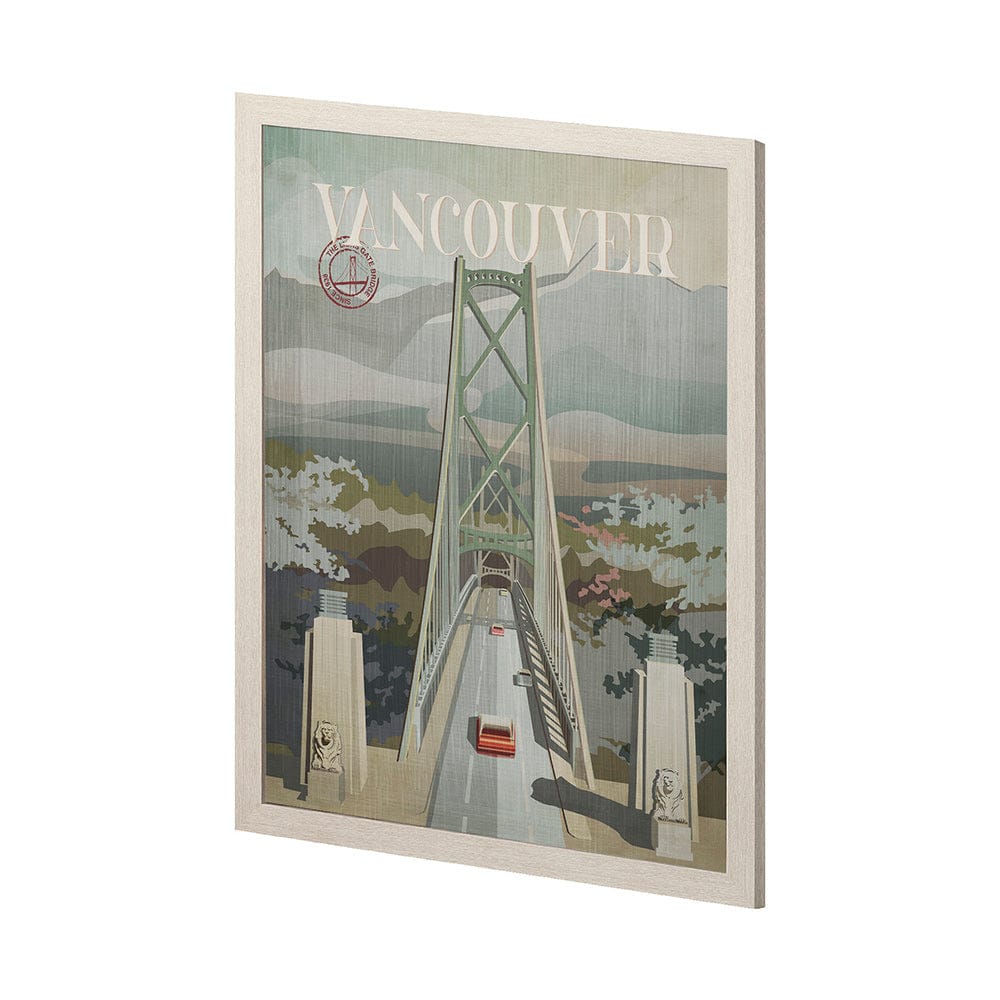 Mercana - Vancouver Go Canada L by Mercana Studio a Hand Embellished Decograph Framed Art Print - 13588 view 2